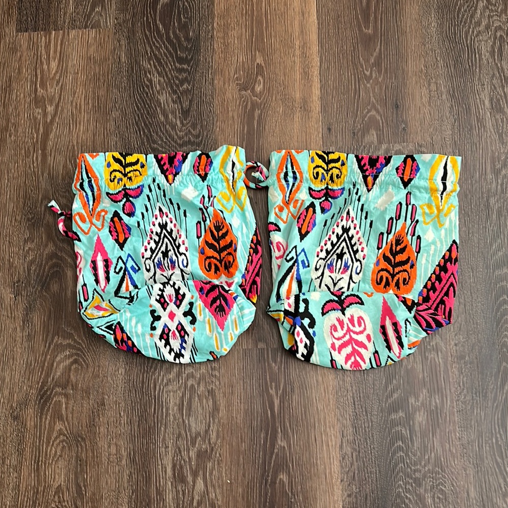 Set (2) of Vera Bradley Ditty Bags